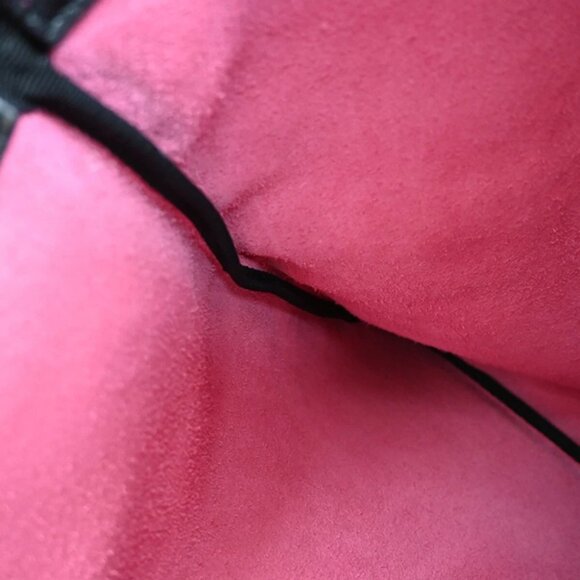 GUCCI GG Print Sherry 2Way Drawstring Backpack Bag Leather Pink Italy - Picture 9 of 15